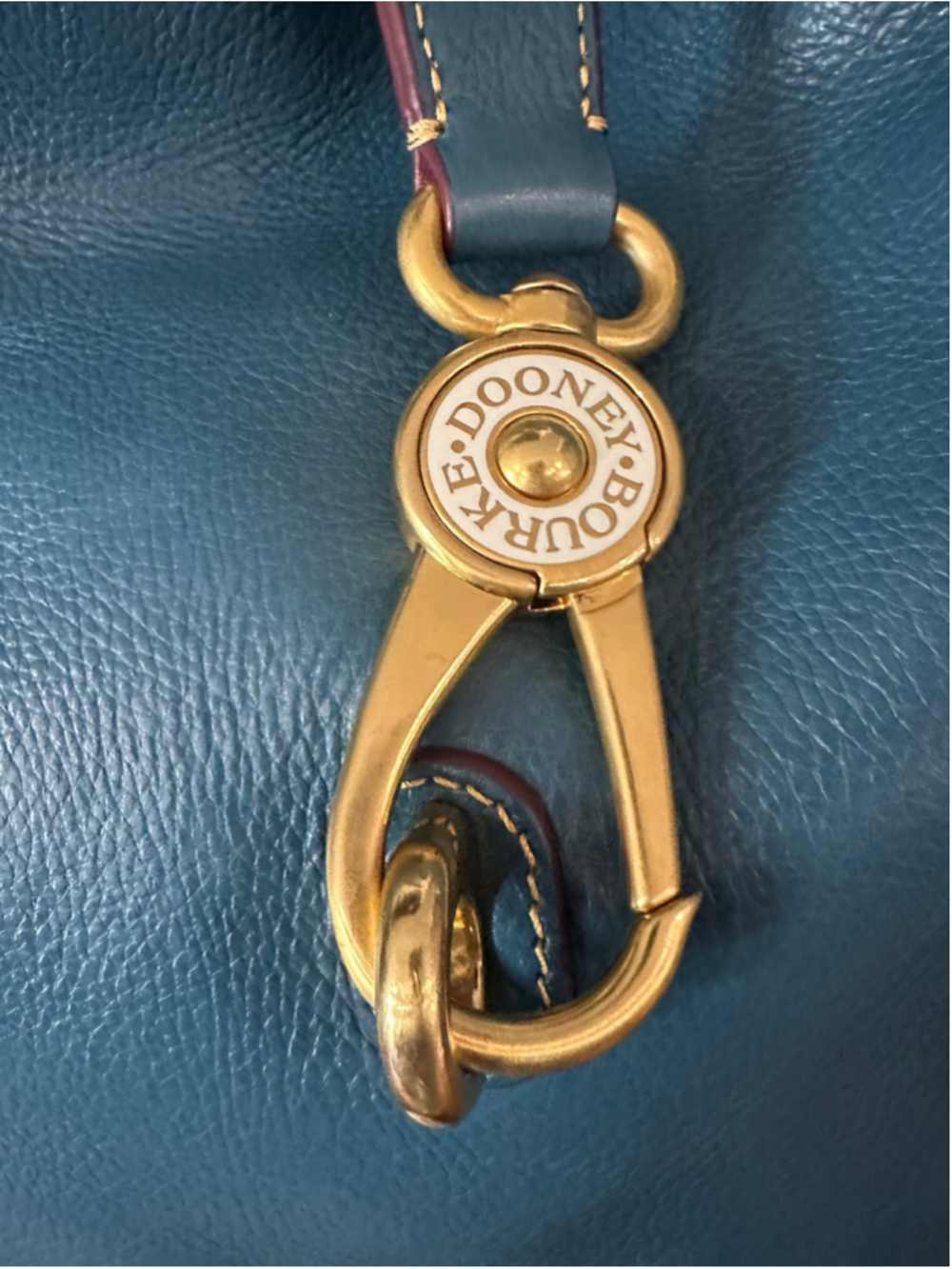 Women's Dooney & Bourke Hobo Bag One Size Blue Gold - Picture 4 of 10